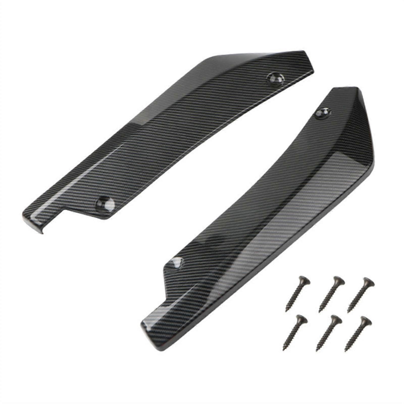 Side Skirts Extension Universal Car Front Rear Side Skirt Bumper Lip Spoiler Diffuser Carbon Fiber Rocker Splitters