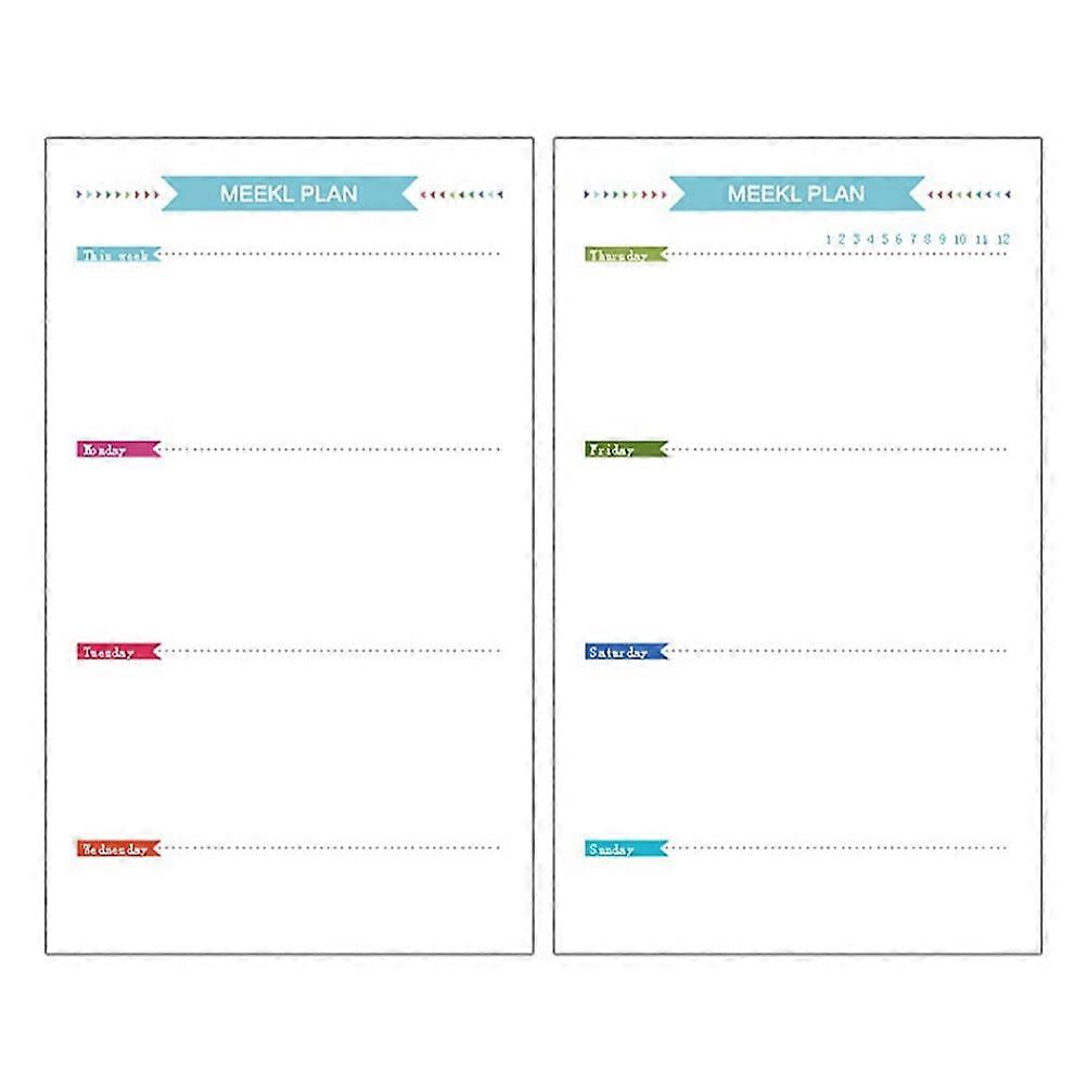 40 Sheets Notebooks 6 Holes Paper Refills Traveler Notebook Paper -ring Binder Paper Journal Inserts Paper Refill Paper