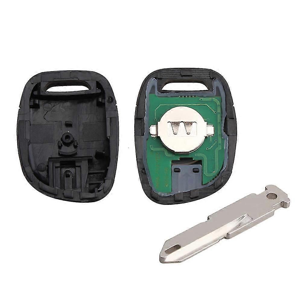 434mhz 1 Button Car Remote Key Fob With Uncut Blade Pcf7946 Chip For Renault
