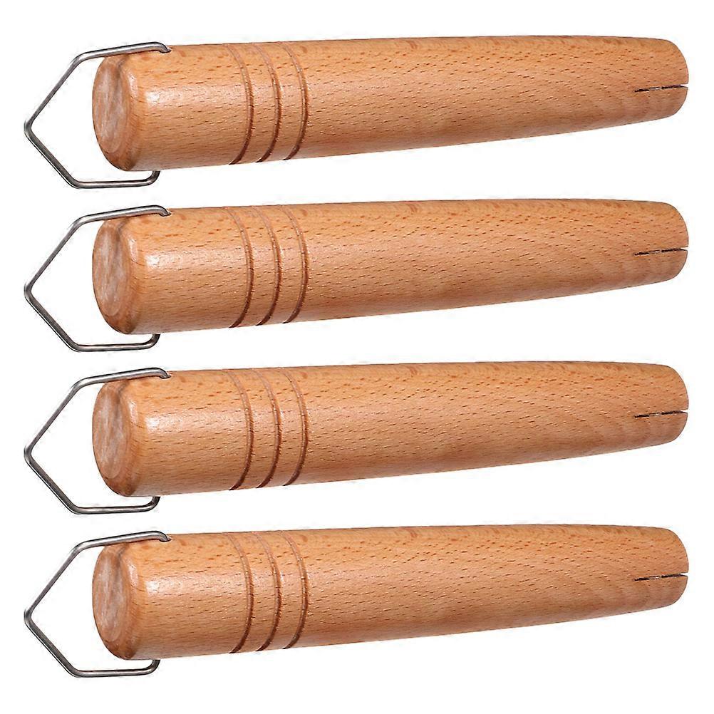 Wooden Pot Handle Replacement for Kitchen Milk Pan 8Pcs Set