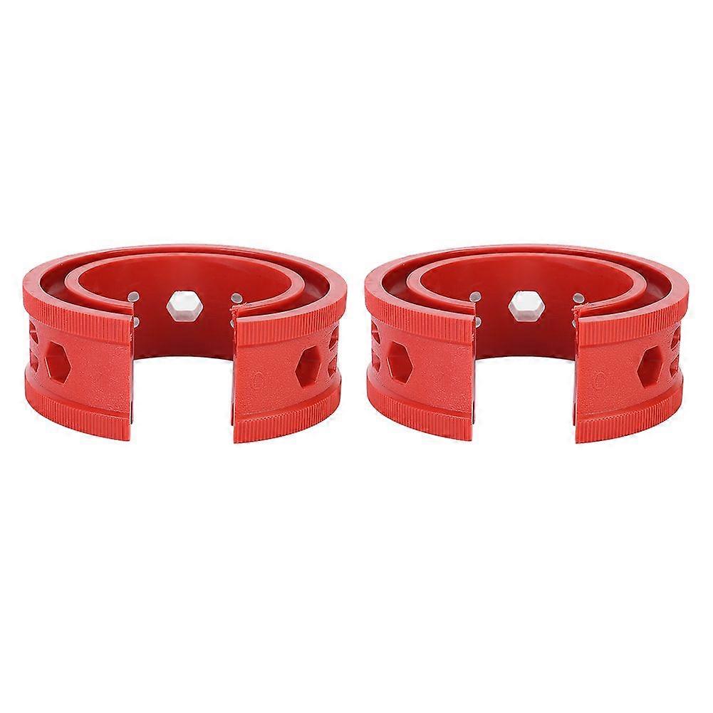 2Pcs/Set SEBS Red Car Shocks Struts Damper Glue Buffer Springs Auto Maintenance Tool (C)