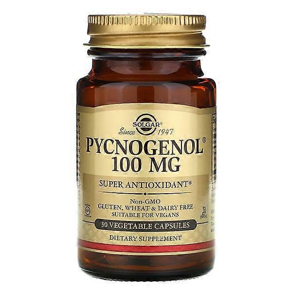 Solgar, Pycnogenol, 100 mg, 30 Vegetable Capsules