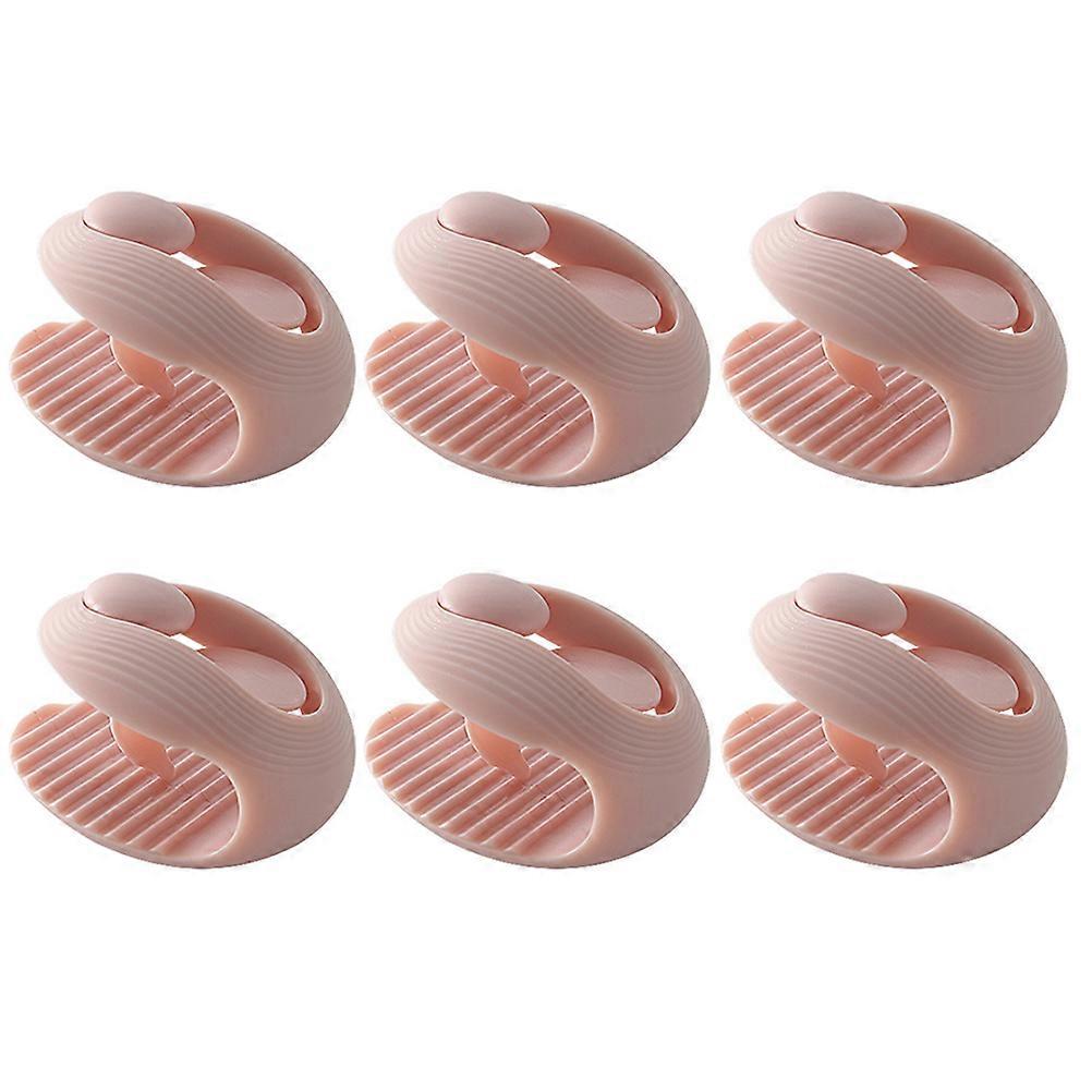 Quilt Fixing Clips 6Pcs Pink ABS Bed Sheet Clips with No-Slip Sleep Feature for Home Use