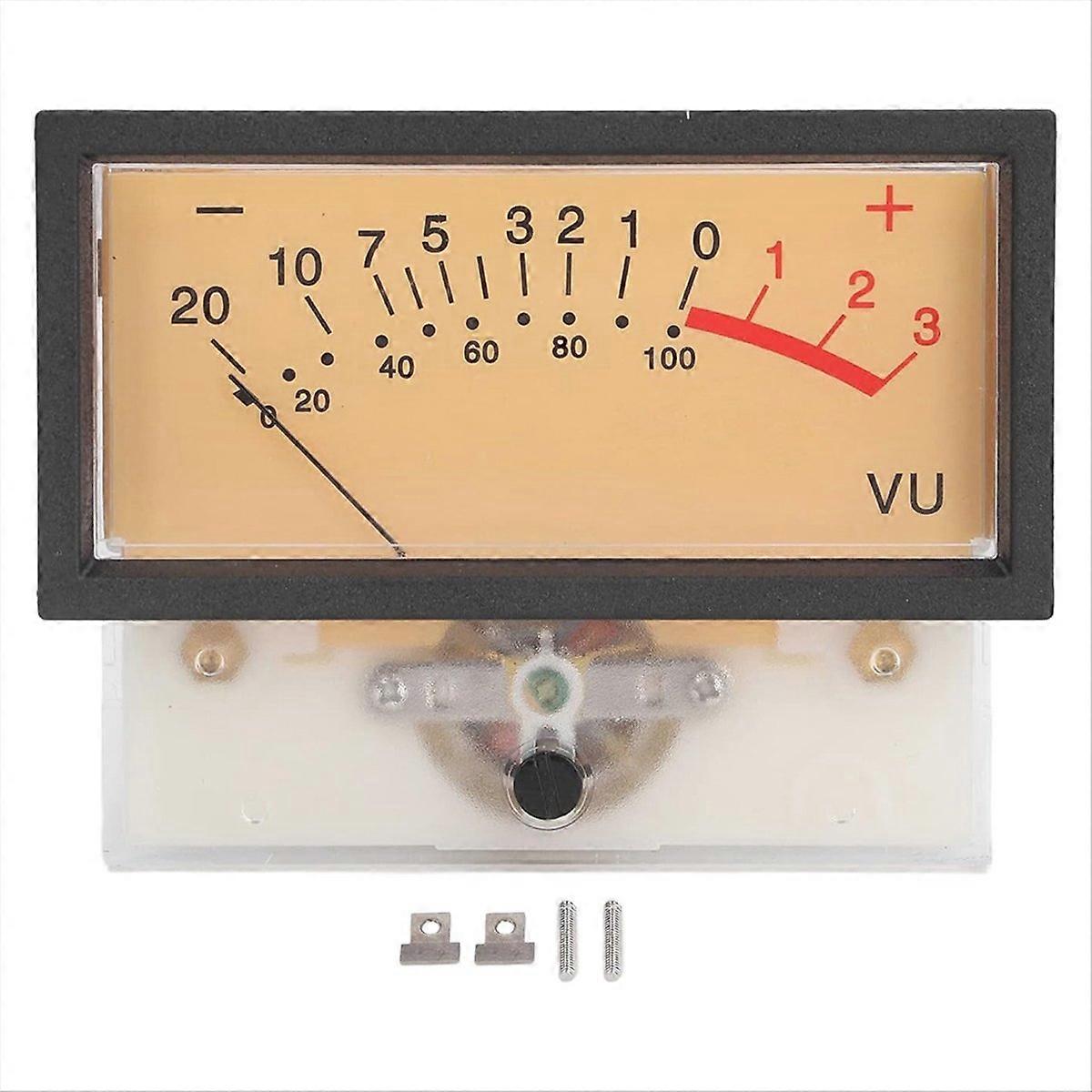 VU Meter Skull Tube Amplifier High Performance VU Level Meter for Table Power Discharge Flat, Ideal 