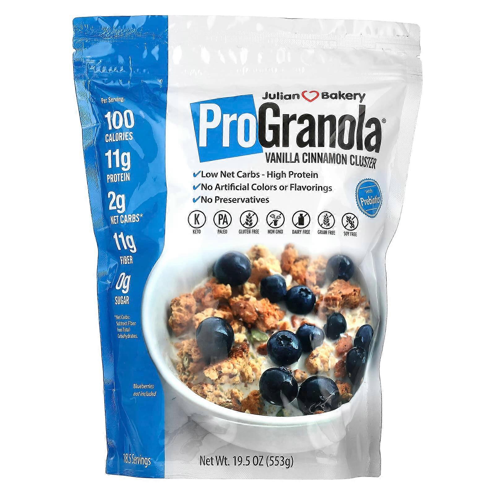Pro Granola, Vanilla Cinnamon Cluster, 19.5 oz (553 g)