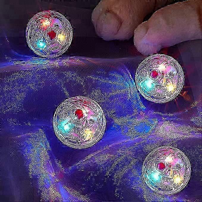 Ghost Hunting Ball Activated Toy Interactive Pet Glowing transparent plasticr
