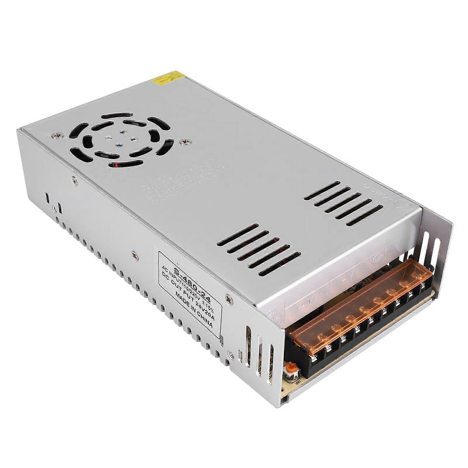 AC 110V / 220V to DC 24V 20A 480W Voltage Transformer Power Switch for Led stripe