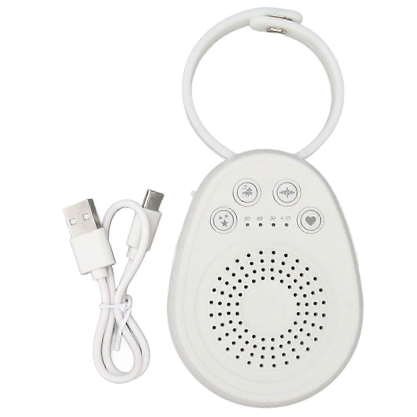 White Noise Sleep Sound Machine Built in 20 Sound Sources Portable White Noise Machine with Timer Function for Baby