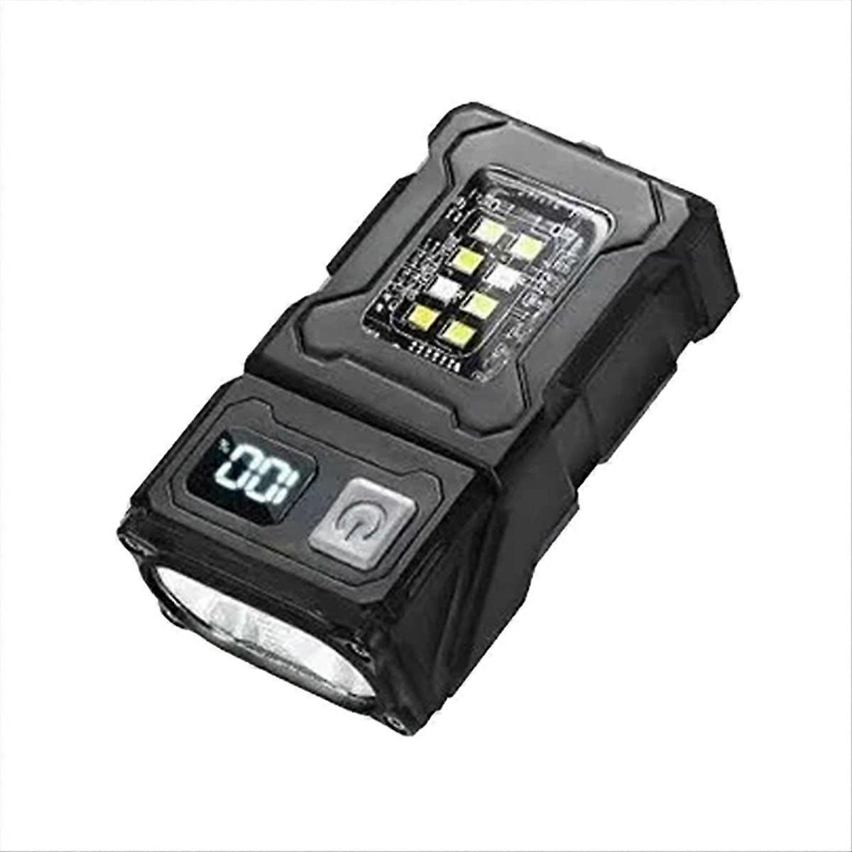 MINI USB Rechargeable LED Flashlight Portable Tail Magnet Flashlight