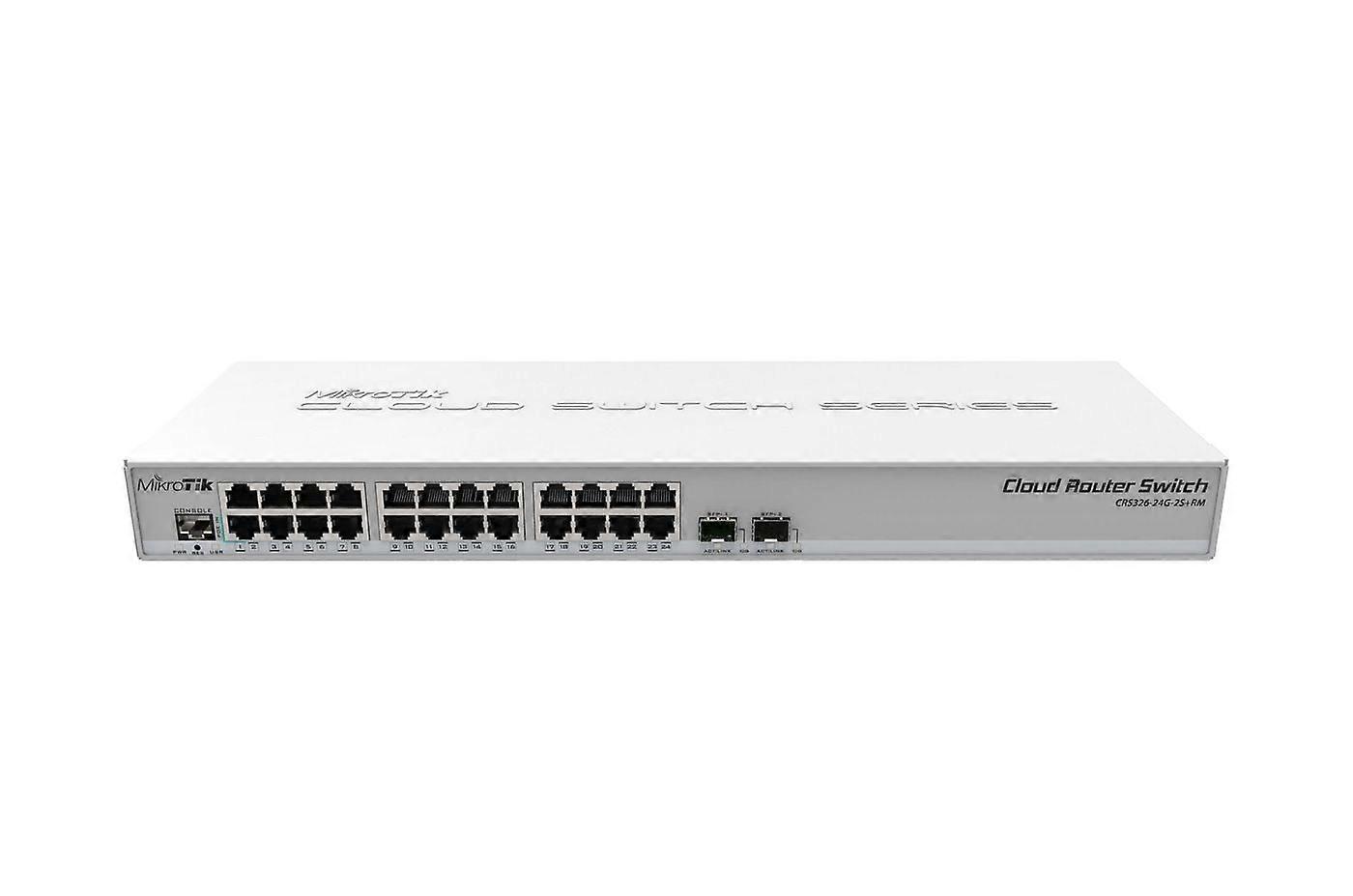 Mikrotik Crs326-24g-2s+rm Network Switch Managed L2 Gigabit Ethernet (10/100/1000) Grey