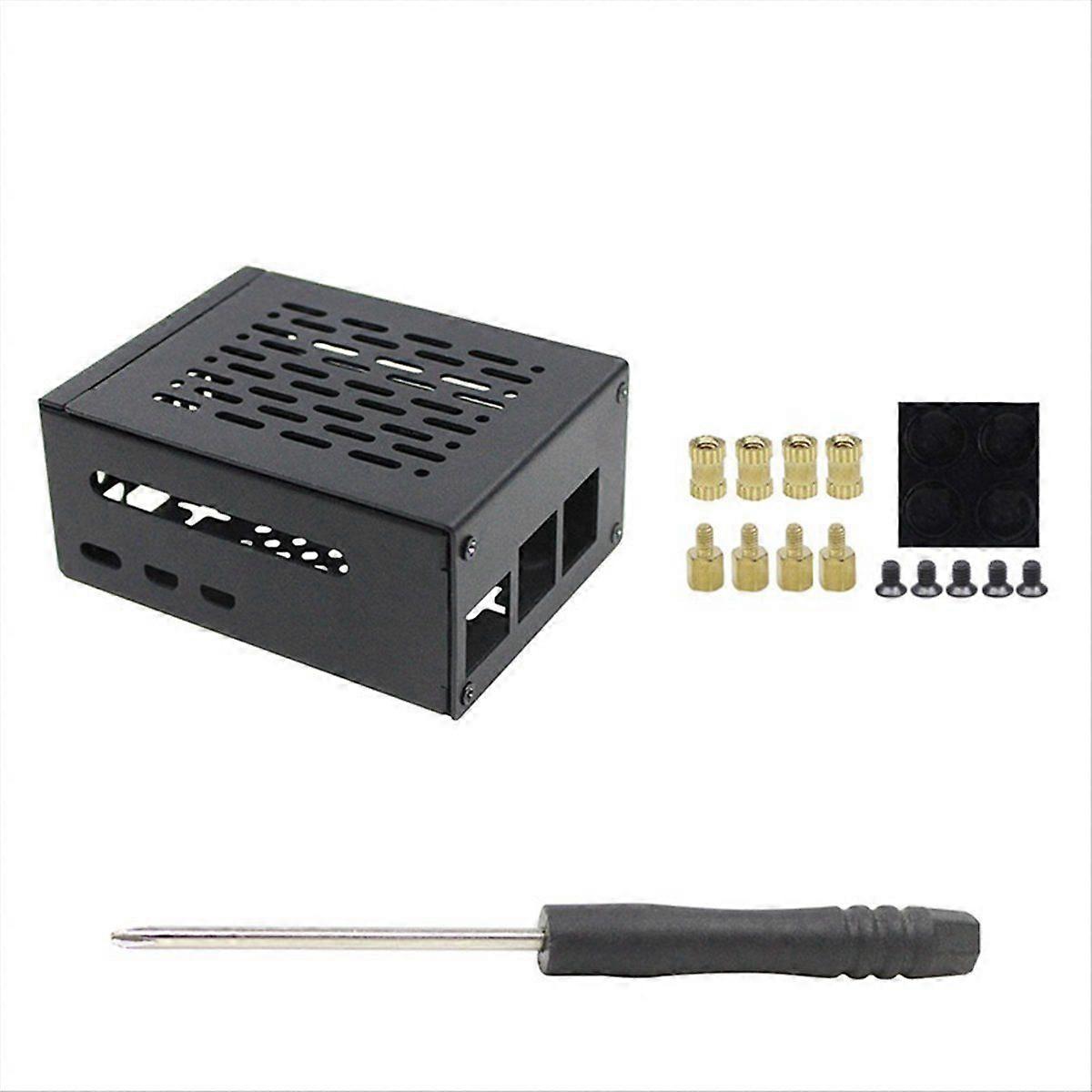 Metal Case for 5 Metal Shell for 5 PCIe to M2 NVMe SSD Expansion Board for 5 Pi5