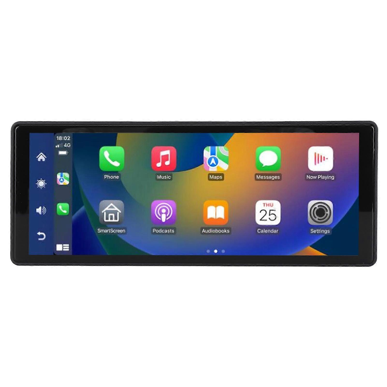 10.26in Wireless Car Stereo for CarPlay for Android Auto Voice Control Touch Screen Multimedia Player with 1080p Backup Camera 