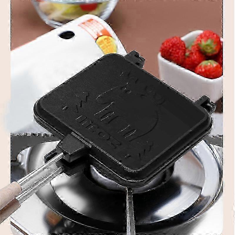 Sandwich baking tray with non stick coated bread and toast mold
