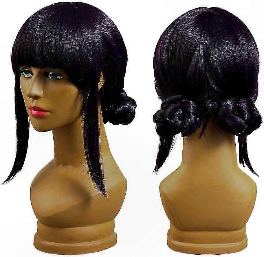 Long Purple Braid Wig for Kids Girls, RUMI Cosplay Wig with Braids, Halloween Costume Wig