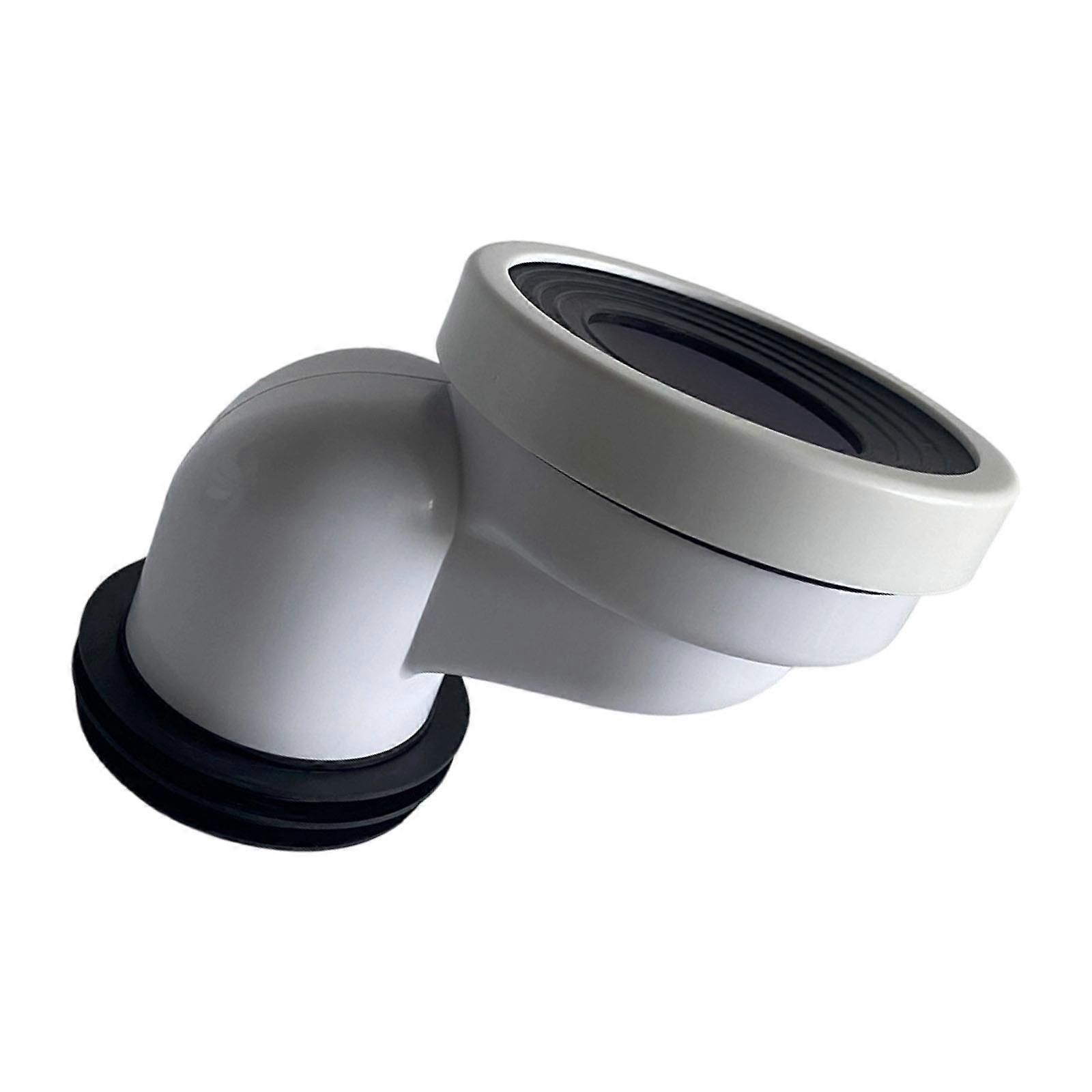 Eltolt WC-csatlakozócső Fürdőszobai WC-csőcsatlakozók Könnyen telepíthető WC-csatorna-lefolyó adapterek Könnyen használható Többszínű