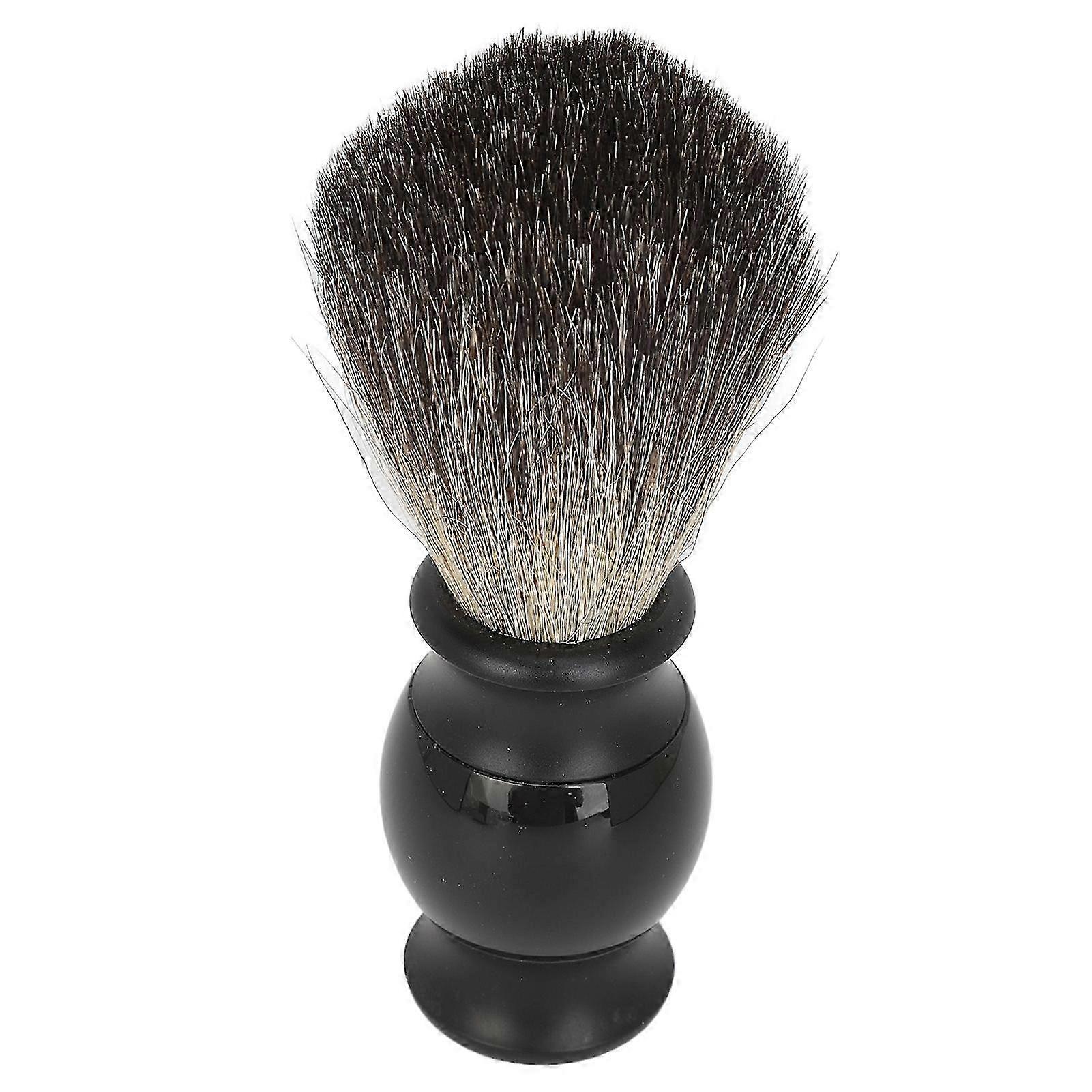 Professional Beard Brush with Soft Synthetic Bristles, Rich Lather & Residue Removal, Easy-Grip Handle for Barber Shop