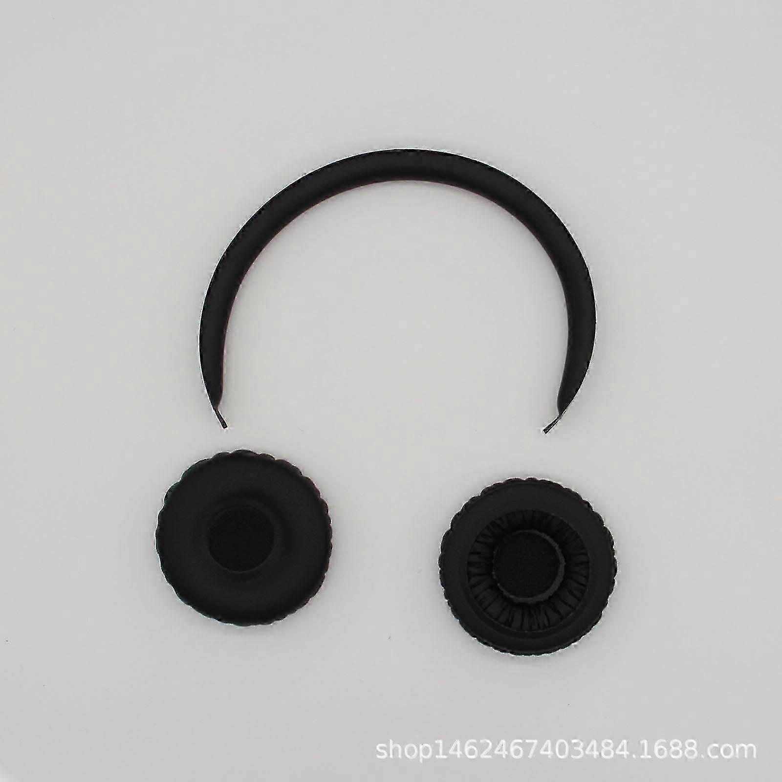 Akg Y40 / y45btの交換用ヘッドバンドクッションパッドとイヤークッション - ブラックf54