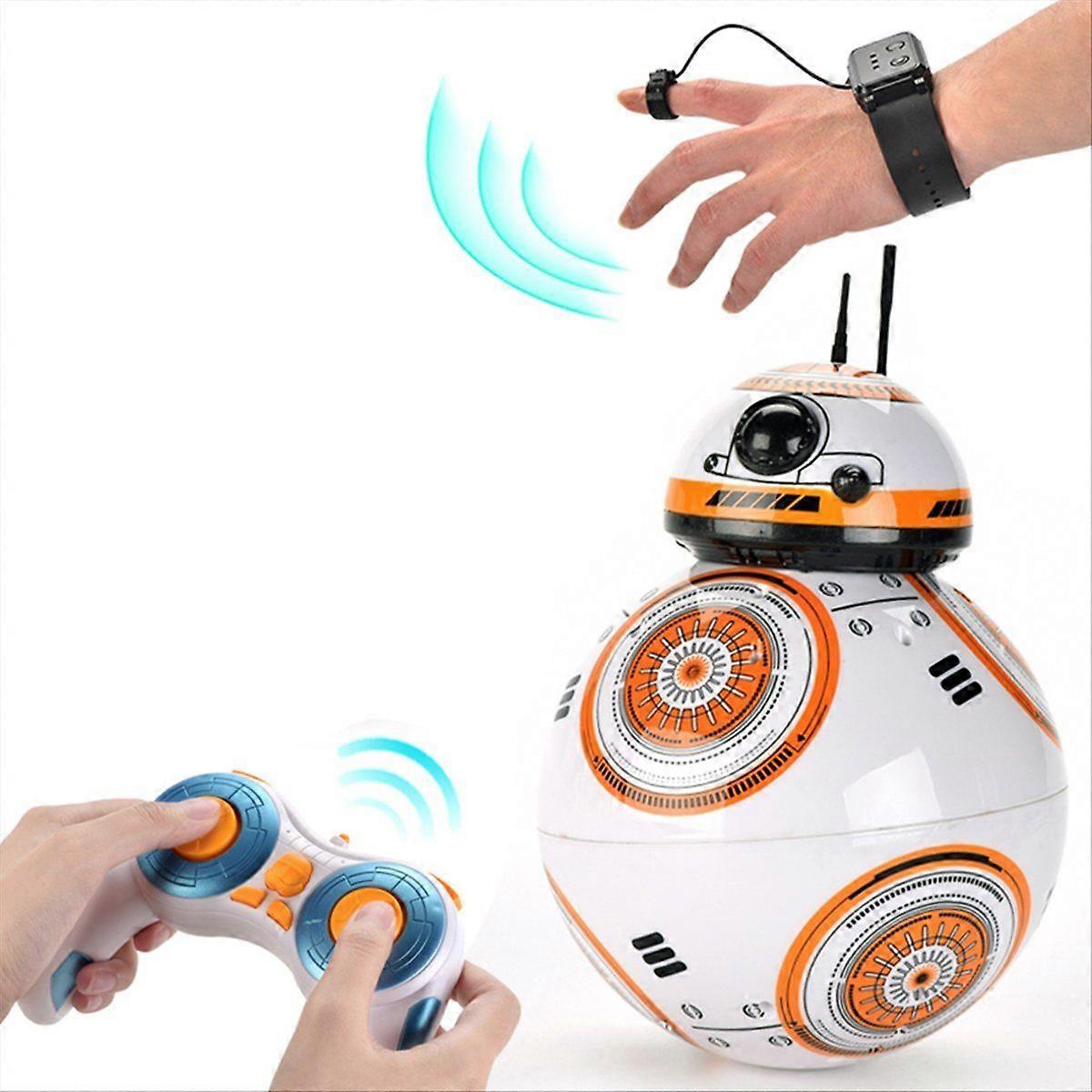 RC Robot 2.4G Radio Remote Control with Sound Gesture Induction Sensor Intelligent Robot Model Kid