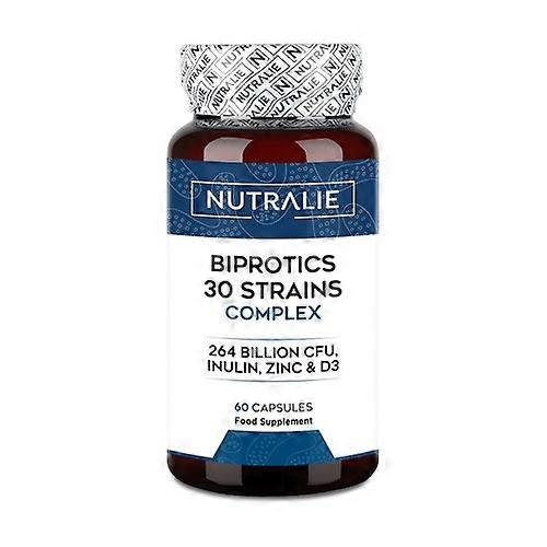 Probiotics 30 strains 264 billion CFU Biprotics complex 60 capsules