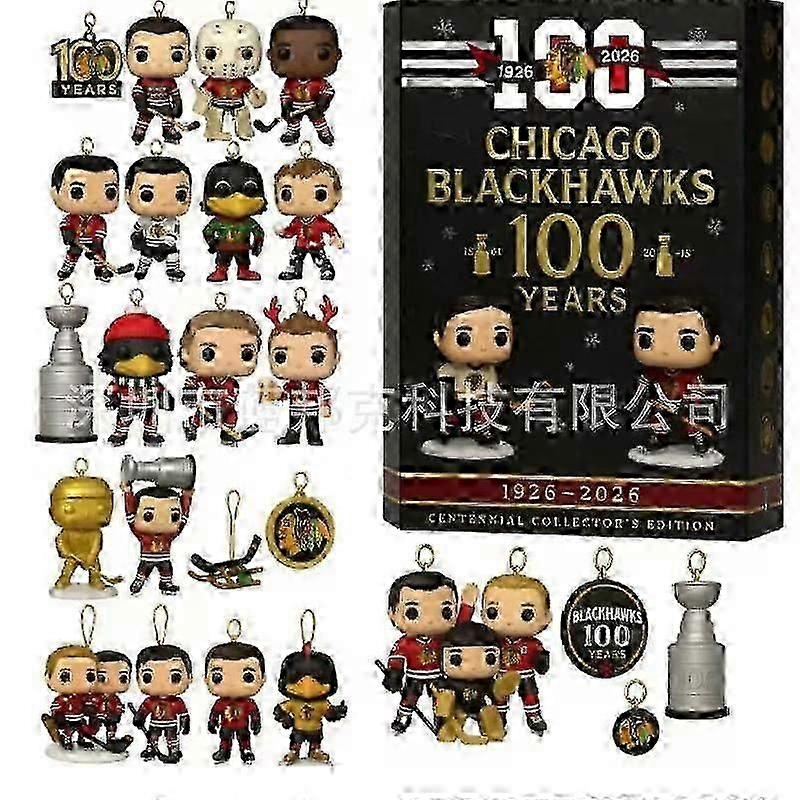 Quality Chicago Blackhawks 100th Anniversary Countdown Calendar Box