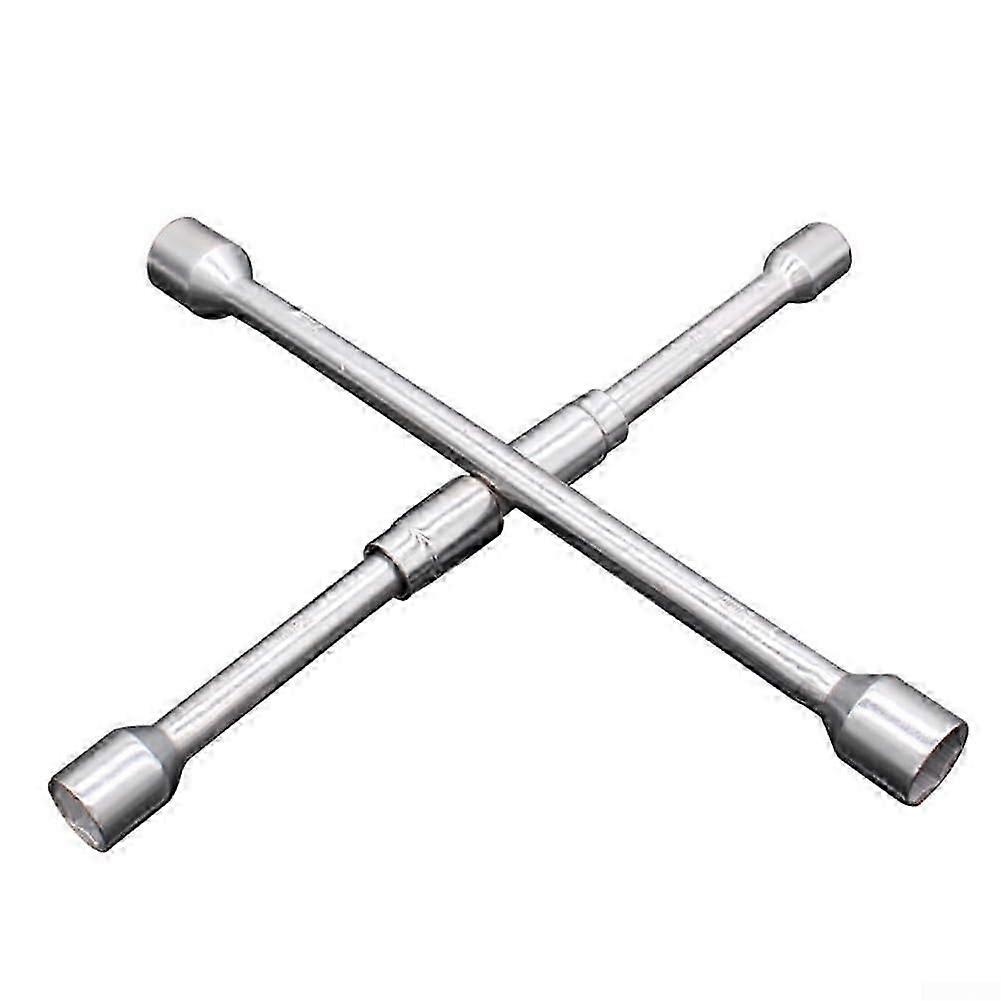 4 Way Tire Lug Nut Wrench For Cars And Light Trucks, Multi Tool Lug Nut Wrench With Four Socket Sizes