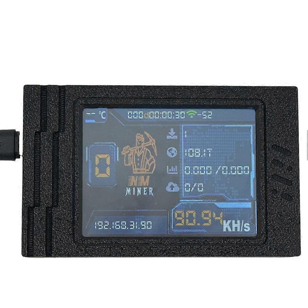 Upgrade Nerdminer Miner 92KH/S with 2.8 Inch Color Screen BTC Solo Lottery Mining Miner Bitcoin BTC Miner Nerd Miner
