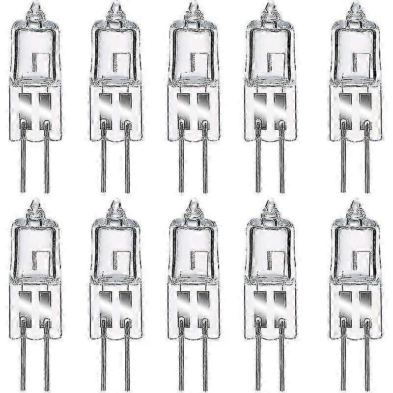 G4 ハロゲン電球 35W 12V 調光可能なウォームホワイト 2800K 透明カプセル