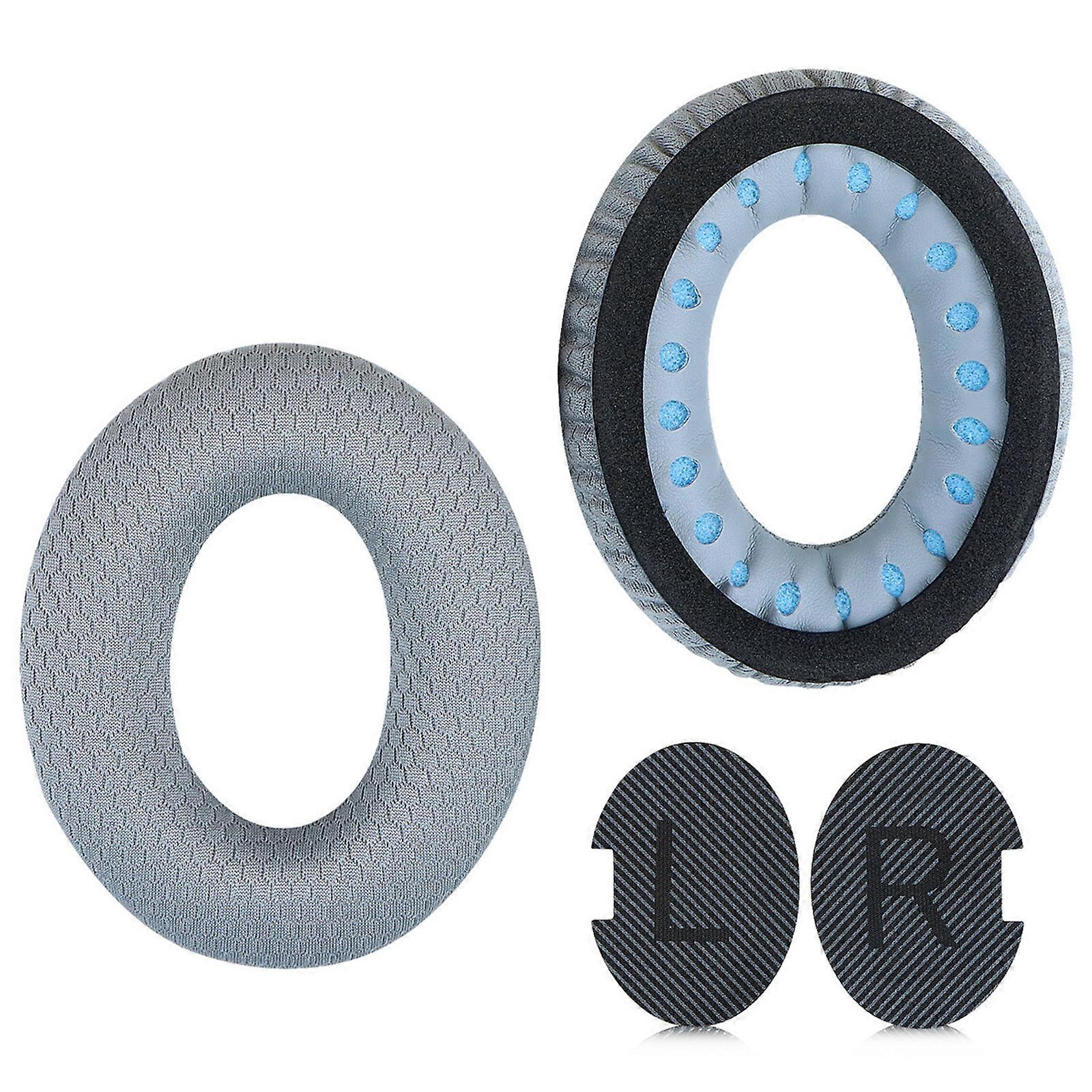 QC15、QC35、QC2、QC25、AE2、Soundlink2ヘッドフォン、優れたノイズリダクションを提供する、ノイズアイソレーションイヤーパッドの代替品、グレー