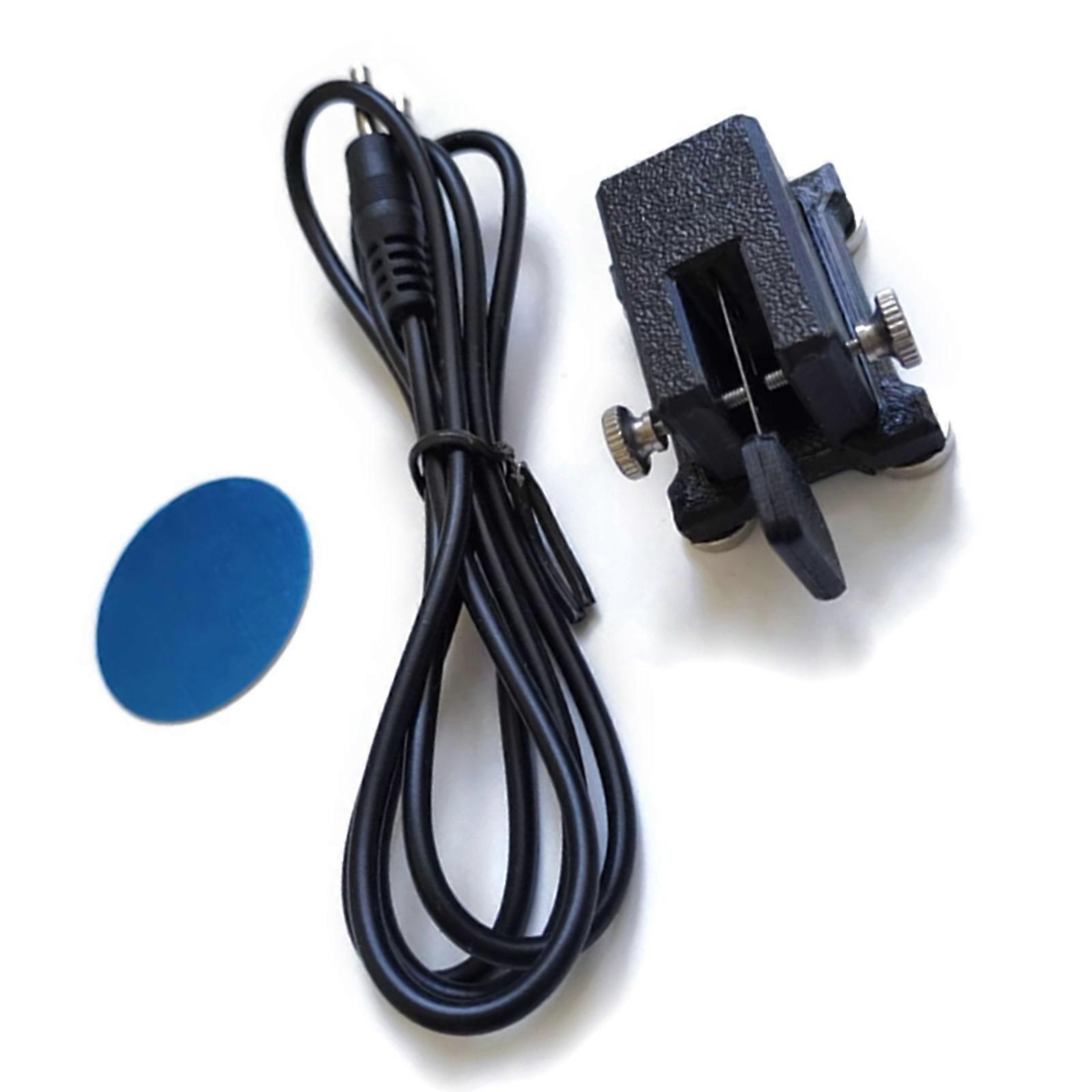 Morse Code Keyer Automatic Keying Device Magnetic Base Single Paddles With Double Adjustable Contact Point Multicolor