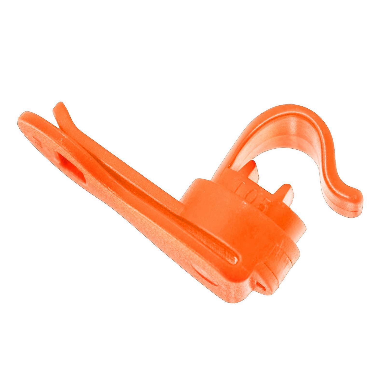 アウトドアスポーツ磁気ウォーターバッグチューブホルダーランニング信頼性ウォーターバッグクリップハイドレーションパック用イージーアタッチメントオレンジ色
