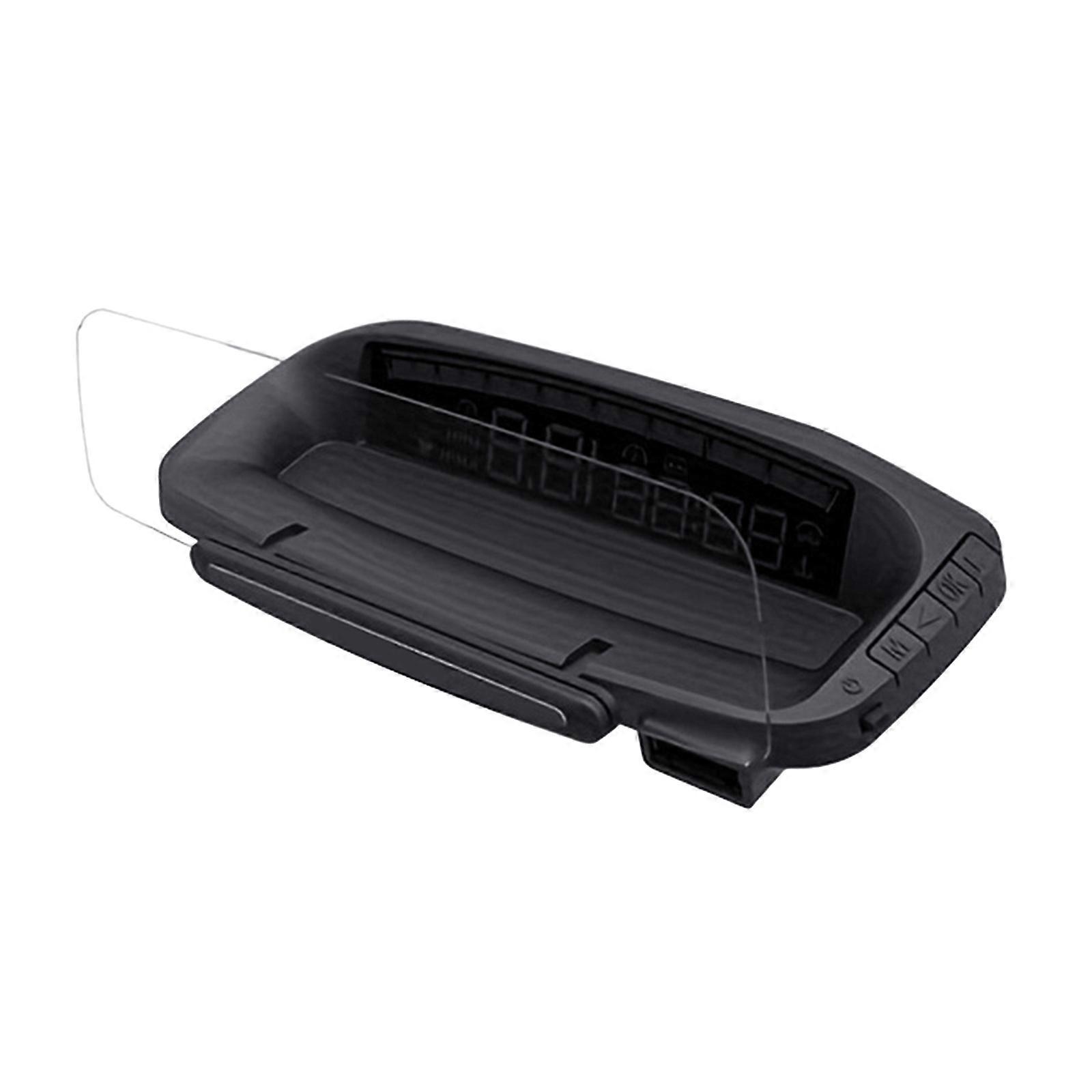 Universal Car HUD Display High Resolution No Ghosting Real Time Speed RPM Fuel Data Multicolor