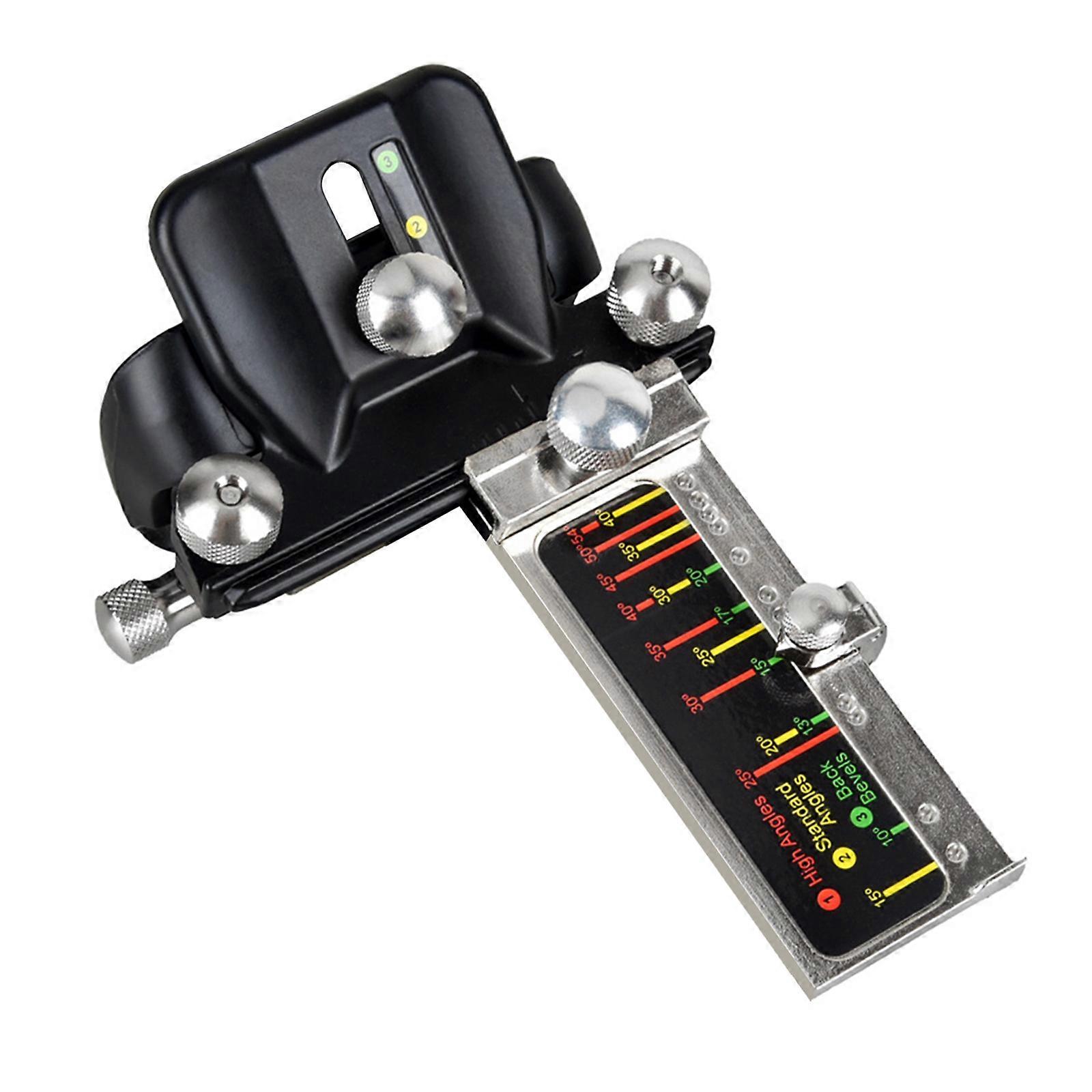 Cutter Head Sharpening Systems Honing Guide Tool with Precise Angle Control Suitable for Enhancing Cutting Performances Multicolor