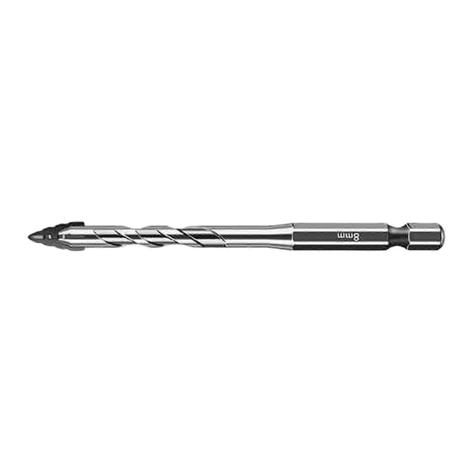 Eccentric Drill Bit Set Four Edge Serrated Drill Bits High Hardness Bevel Tip Serrated Drill Bits for Brick Wood Multicolor