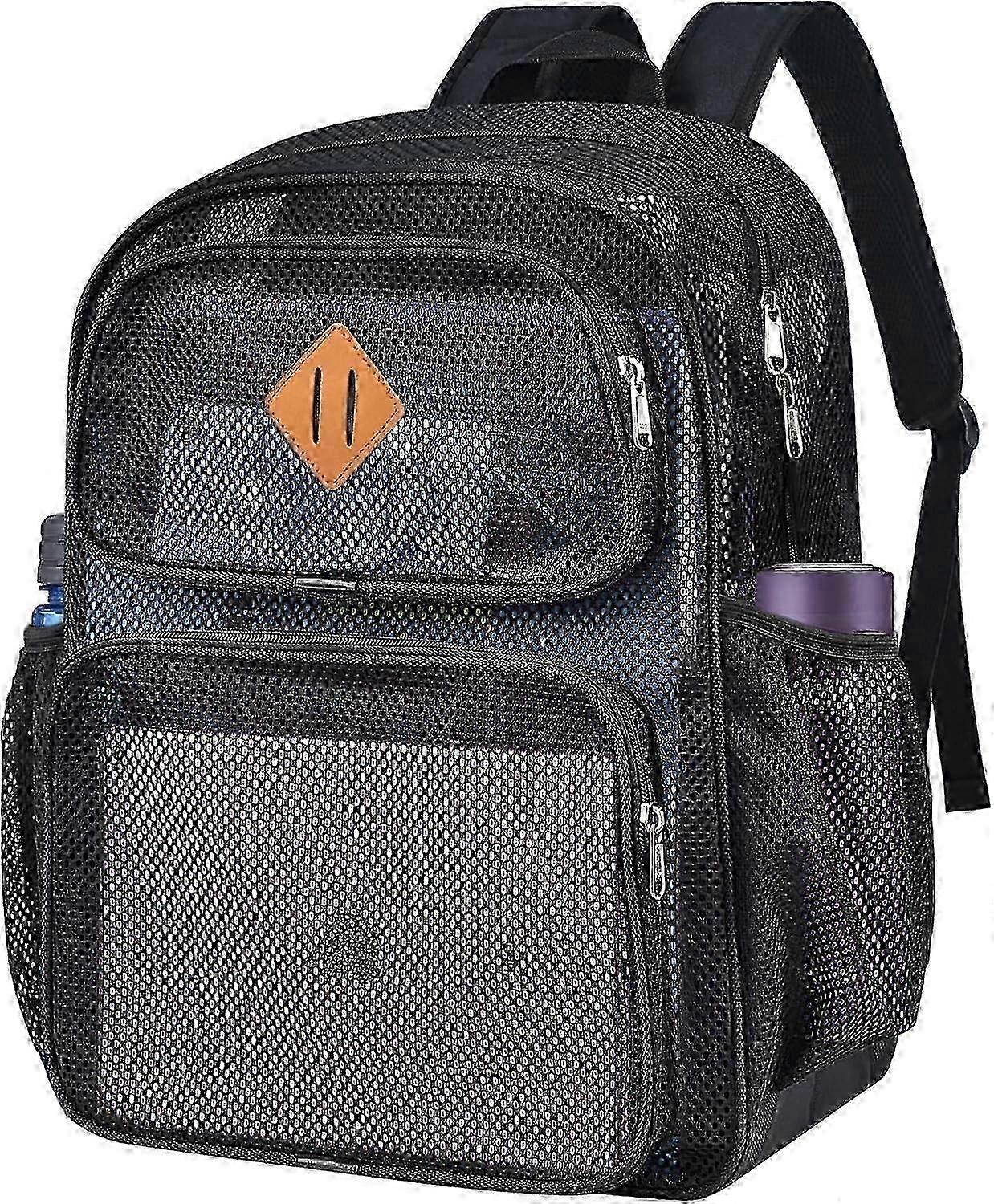 See Through Mesh Backpack for School with 34L