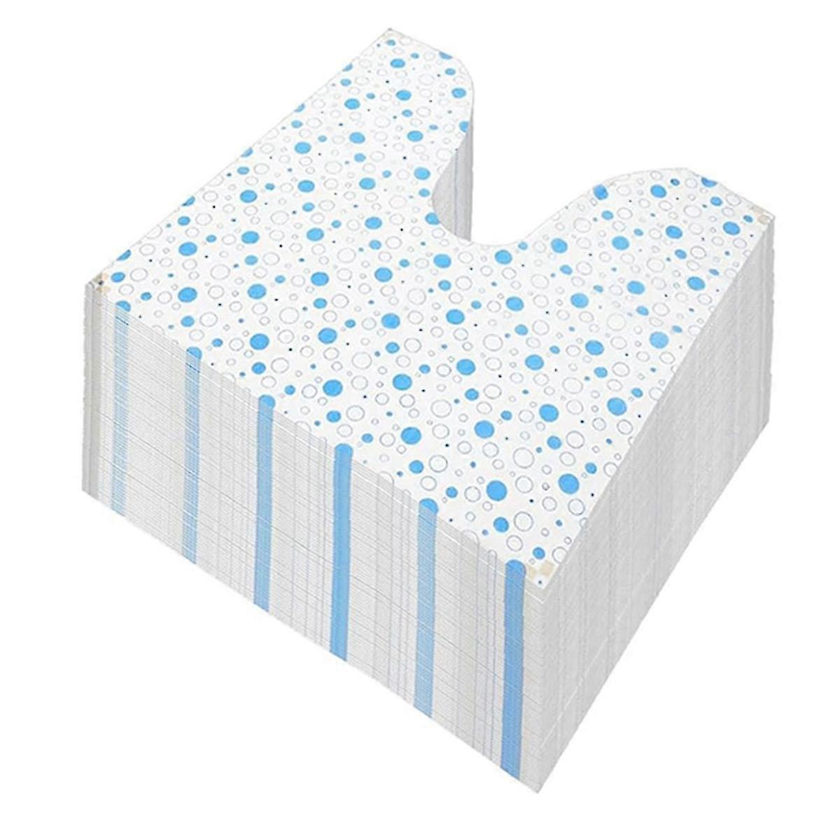Tapis de toilette jetables (lot de 50) - Protection de sol contre les fuites d'urine pour salles de bains européennes