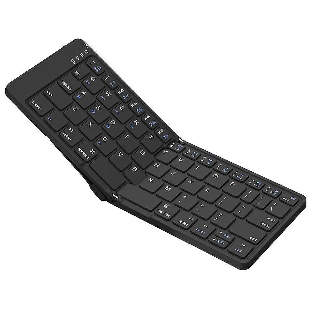 Foldable Bluetooth Keyboard, Universal Folding Keyboard for Mobile Phones and Tablets, Can Easily Switch Up to 3 Devices