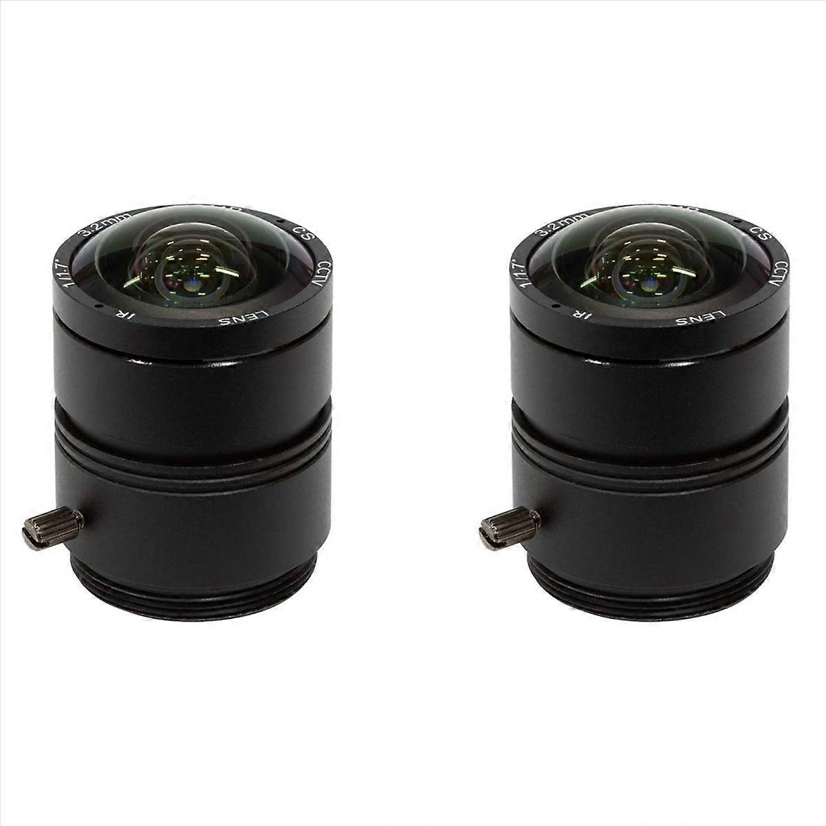 2X 120 Degree Ultra Wide Angle Lens for HQ Camera, 3.2mm Length with Manual Focus