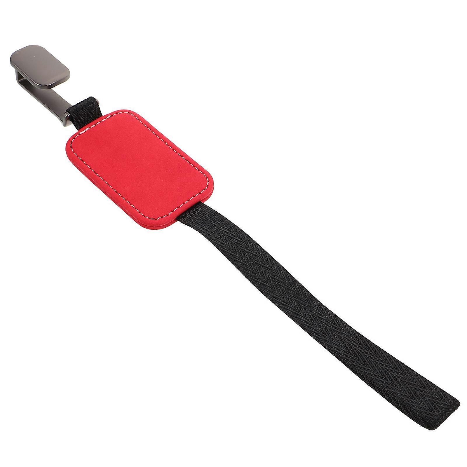 Car Headrest Hook for Quicker Storage Red Suede Vehicle