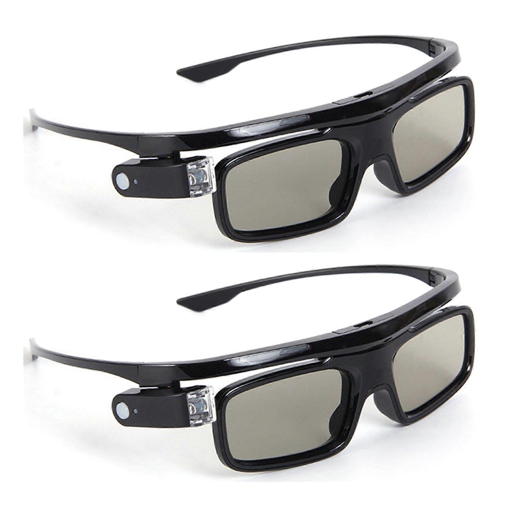 2X GL1800 3D Glasses for DLP 3D Projector UFO P19 P20 U30 U70 U50 U90 R17 R19 R20 DLP-Link Active Shutter Real