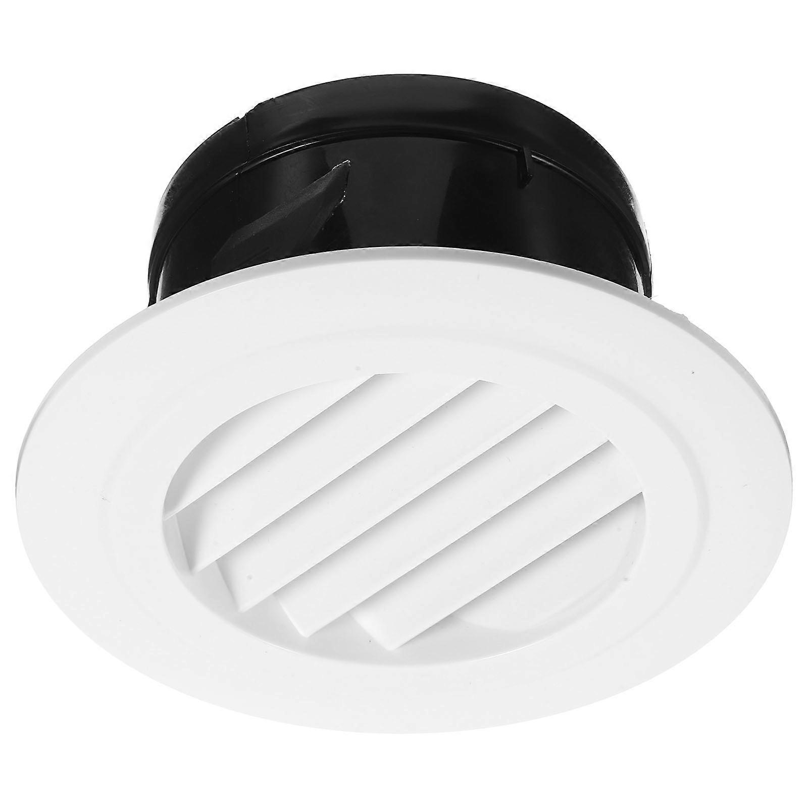 New Ventilation Soffit Vent Cover for Home Use White Round Design