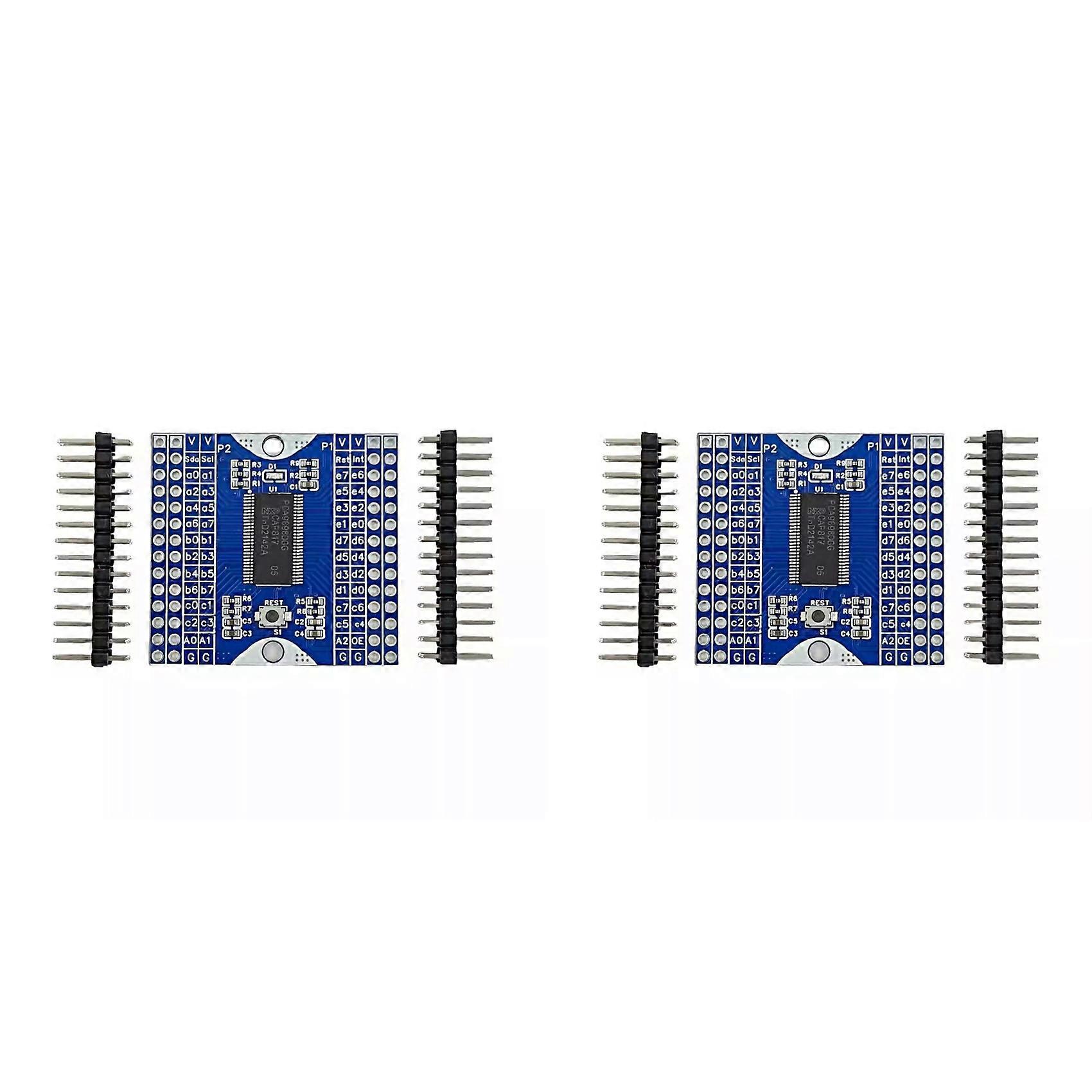 2X PCA9698-modul I2C-kaskade 40-kanals IO-utvidelsesmodul GPIO I/O-utvidelseskort ikke-MCP23017