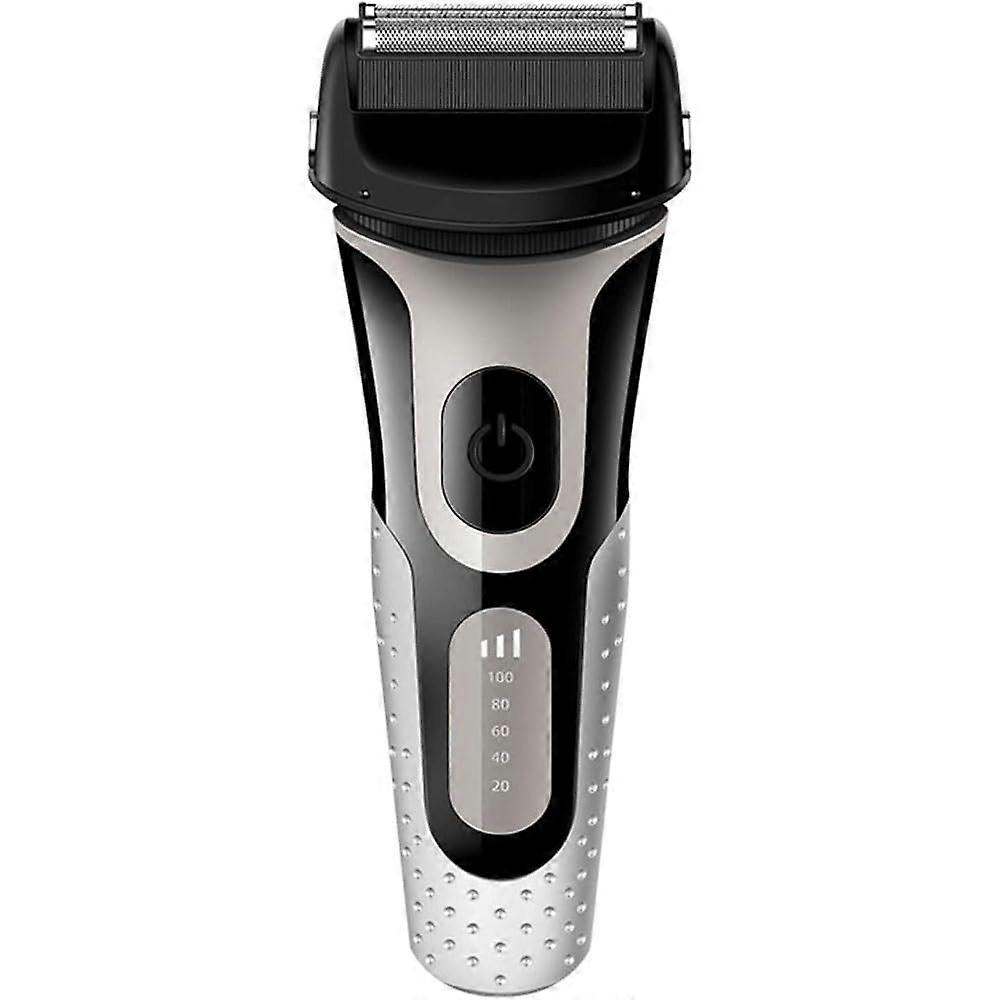 Electric Foil Shaver for Men Wet and Dry 3Blade Rechargeable Razor with PopUp Trimmer
