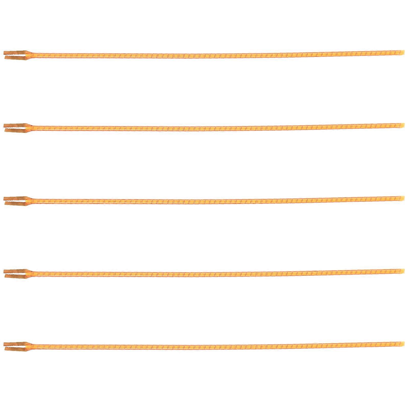 5 Pcs Unique Lampshade Removable LED Soft Light Bulbs Orange Color