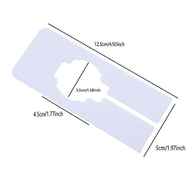 10PCS Lightweight Closet Dividers for Hanging Clothes Practical Reusable Rectangle Clothing Size Separator for Racks