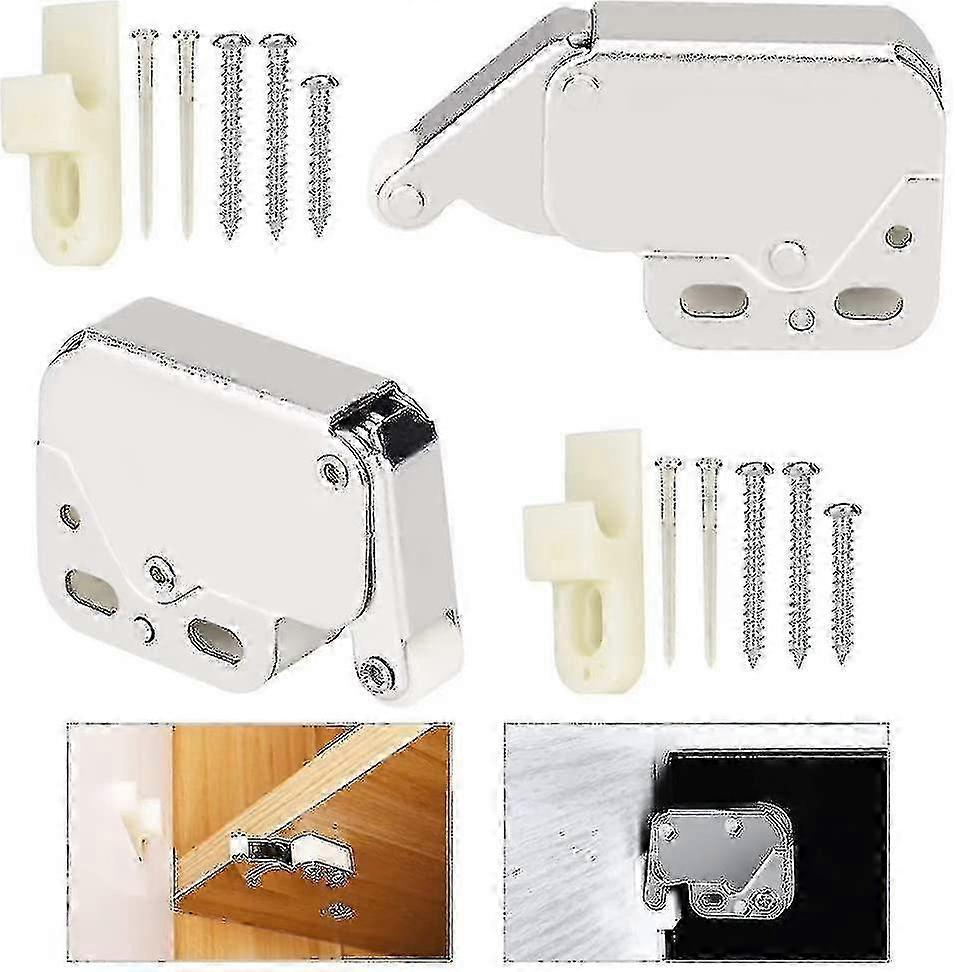 PP push-pull roller buckle with touch-release lock.