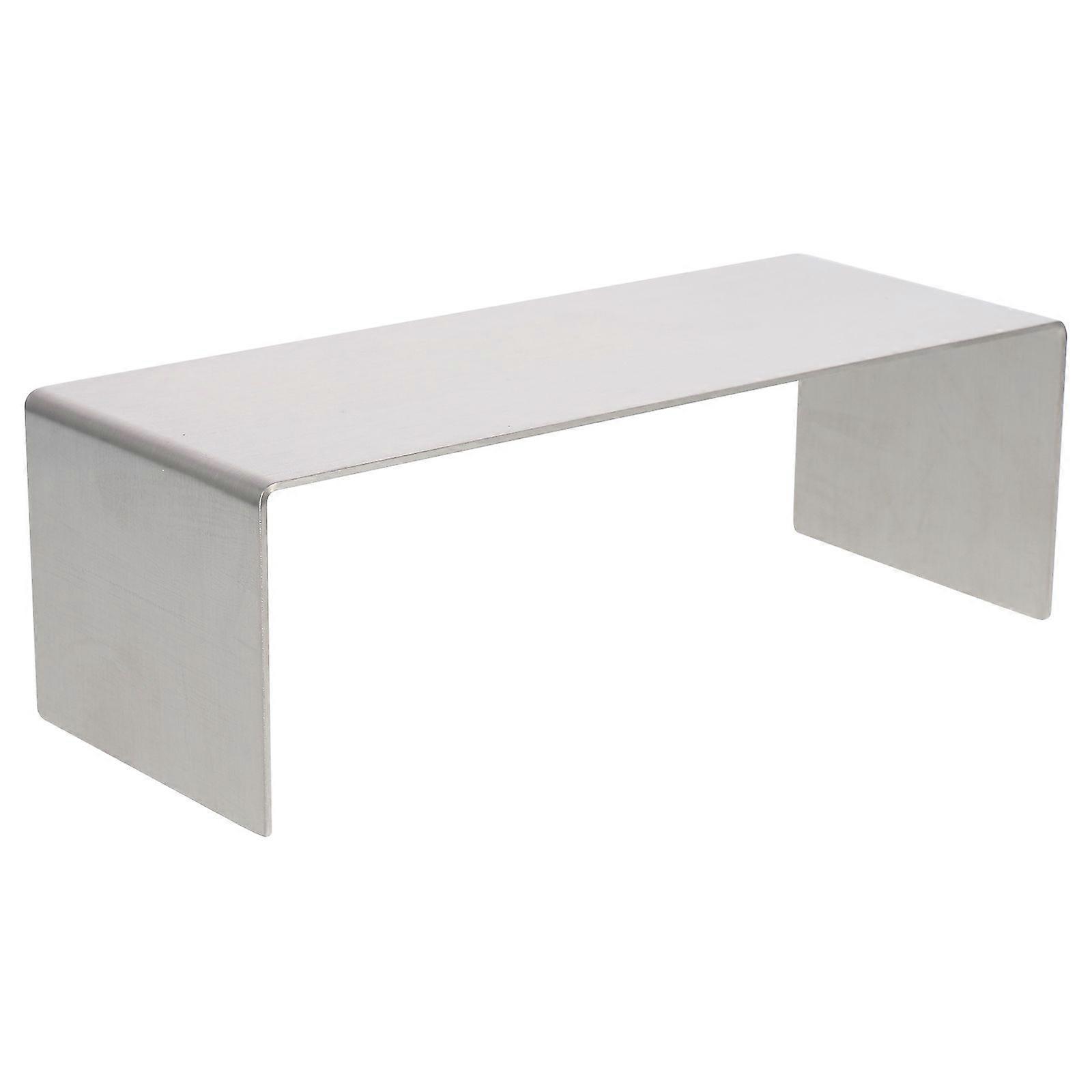 1pc Stainless Steel Display Rack Countertop Shoe Bag Display Rack Handbag Stand