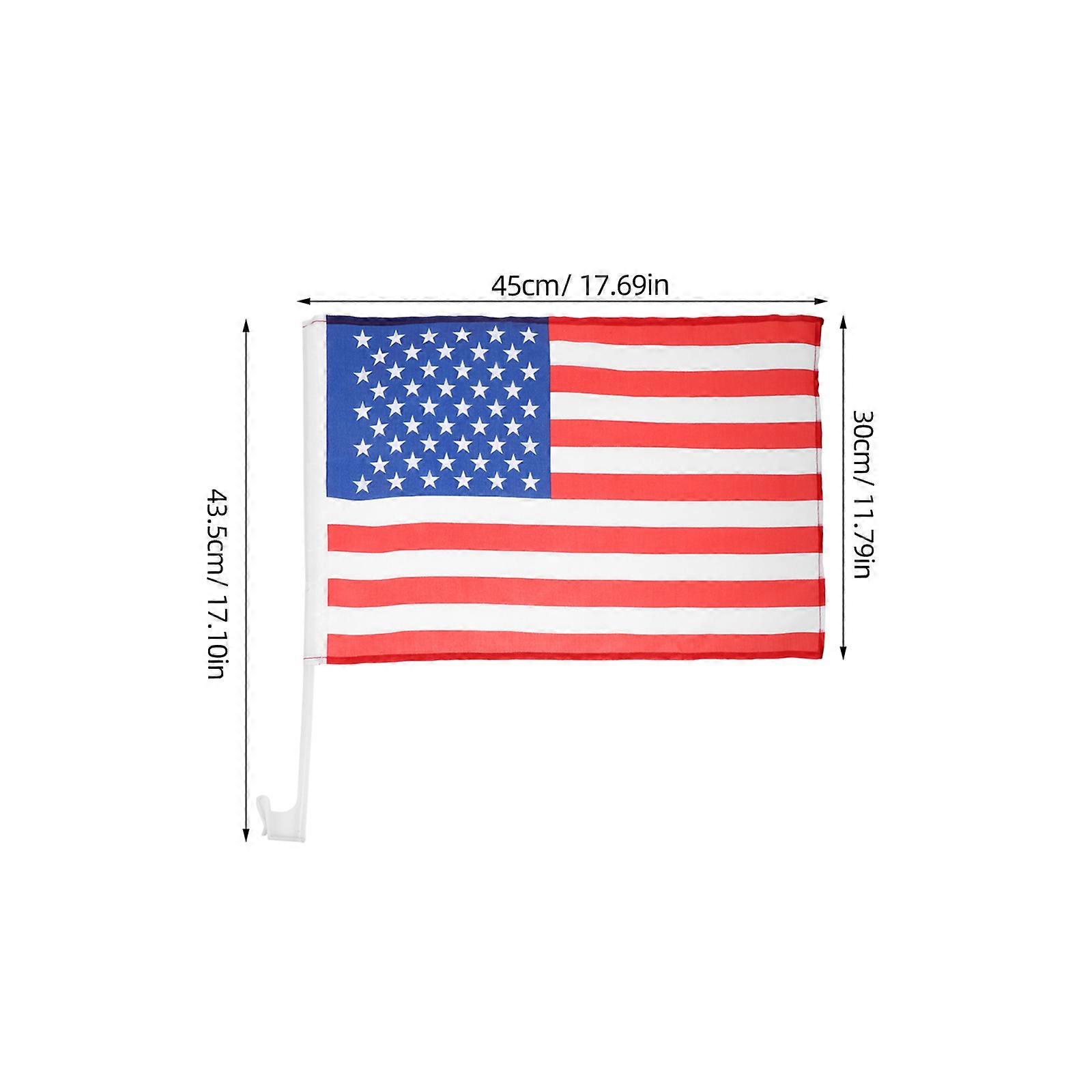 Decorative Car Flag Clip for Car 4Pcs Set