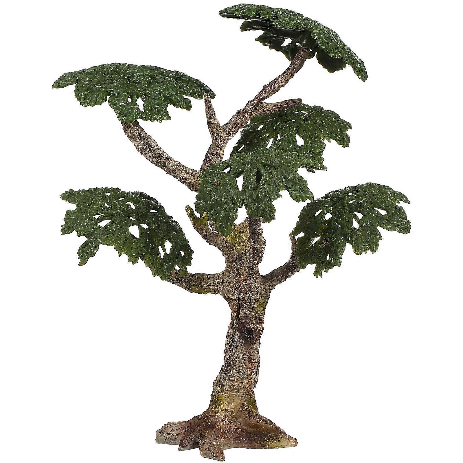 Architectural Model Tree Plastic Crafted for Decoration Miniature