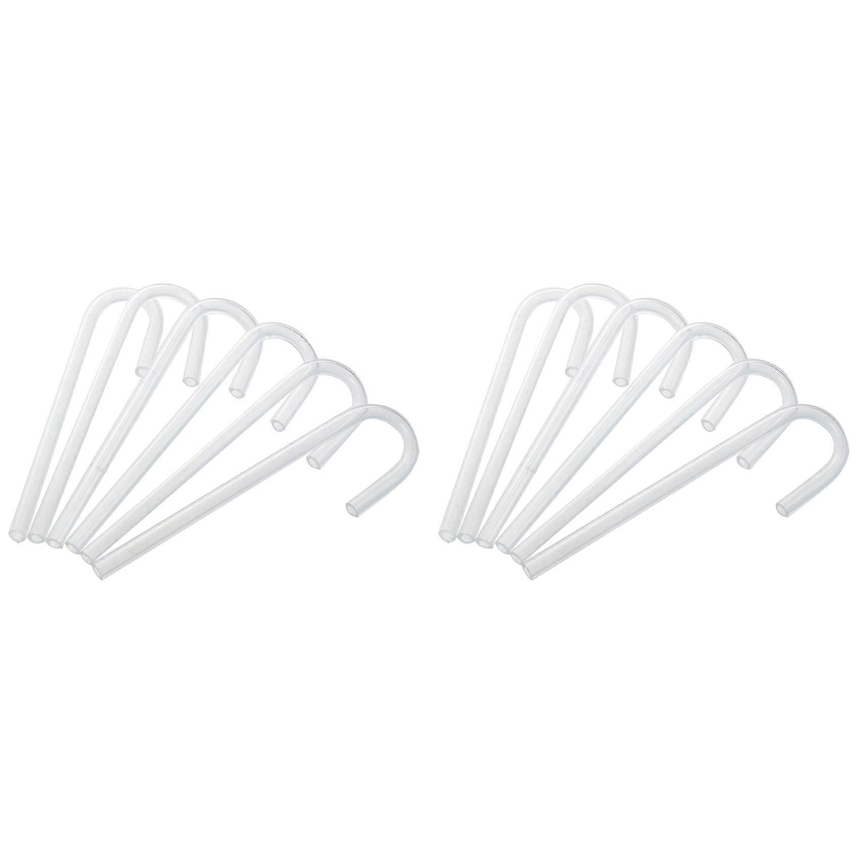 12Pcs Acrylic Pipe U Shape Tube Bend for Aquarium Co2 System/Diffuser