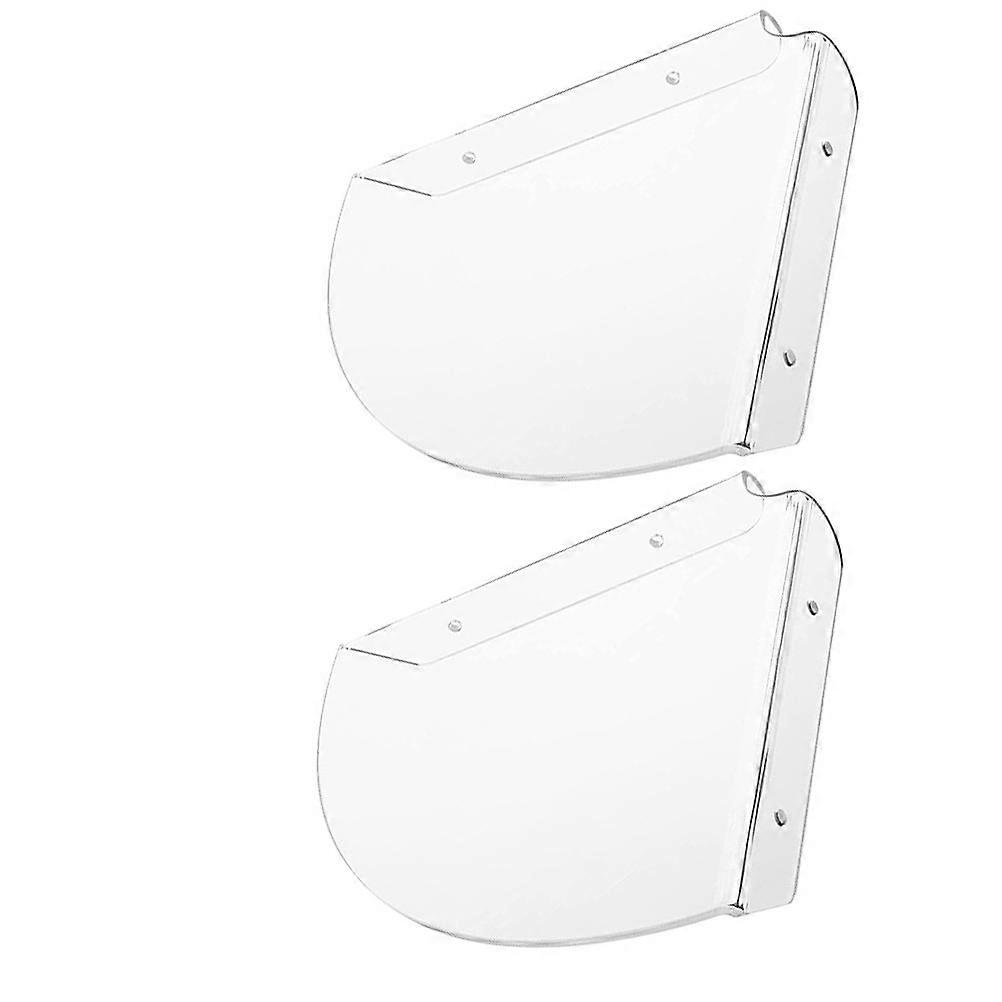 Intelligent Speaker Hanging Rack Acrylic Floating Corner Shelf for Storage 2Pcs